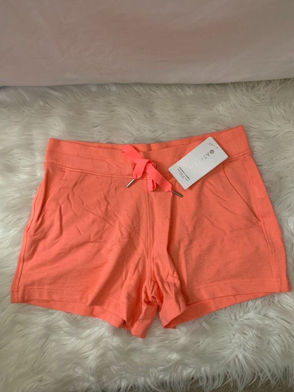 ATHLETA Balance 4" Shortie in Persimmon Sz LARGE